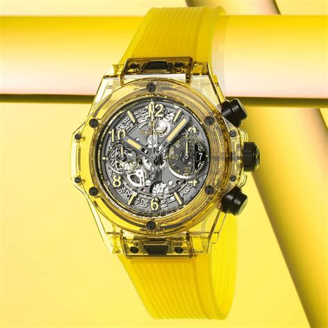 hublot sapphire yellow|hublot unico sapphire.